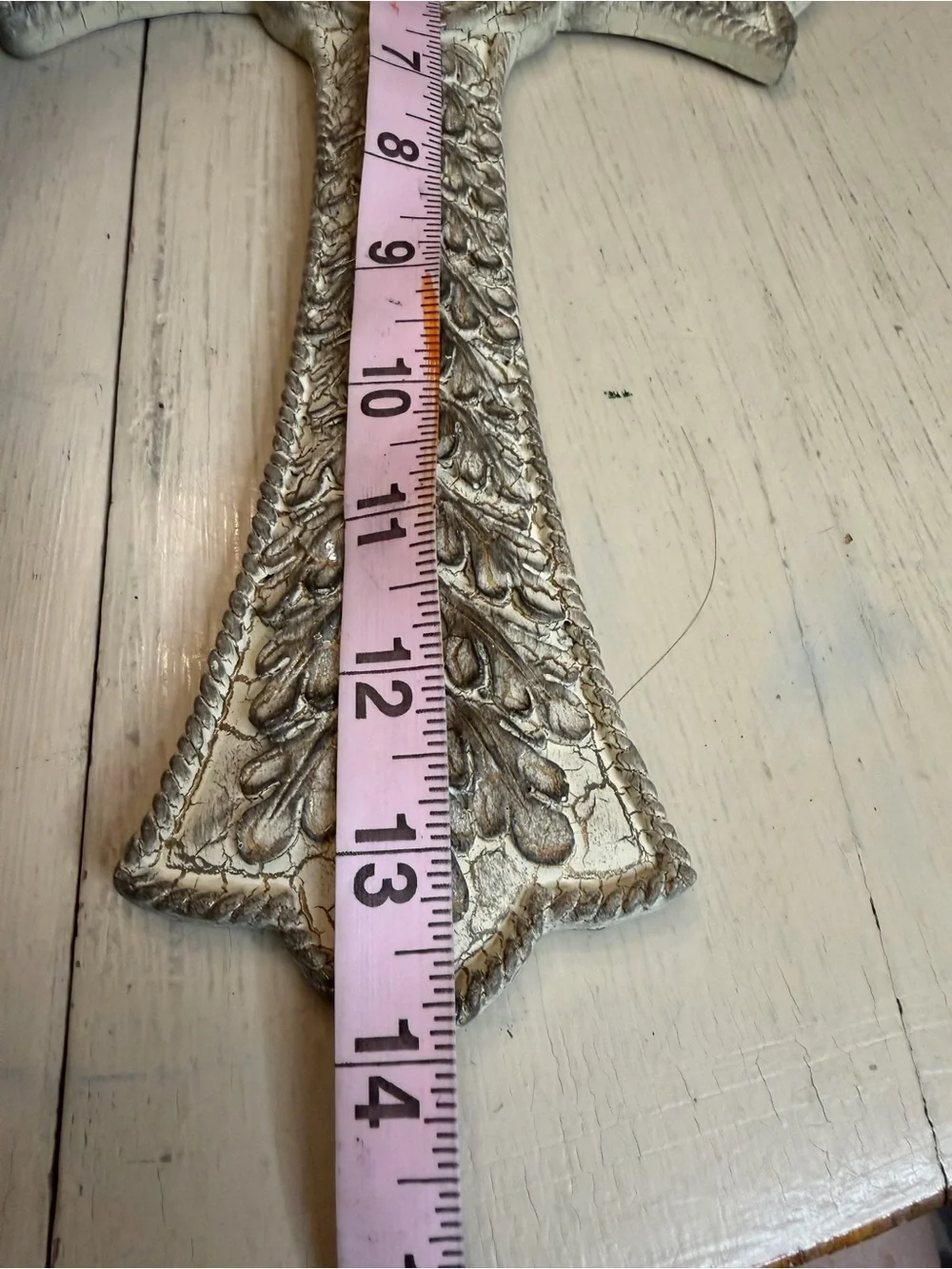 Ornate Decorative Wall Cross - Cream